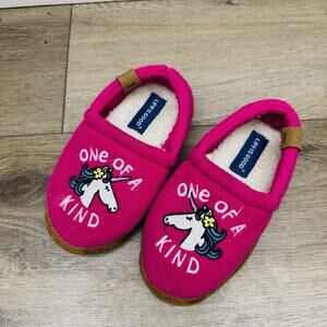 Life Is Good “One Of A Kind” Pink Slippers Girls Size 11/12
